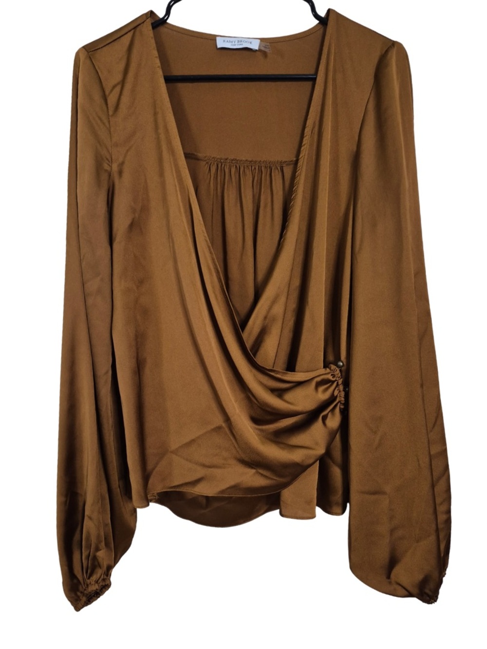 Ramy Brook SANDRA Blouse in Copper